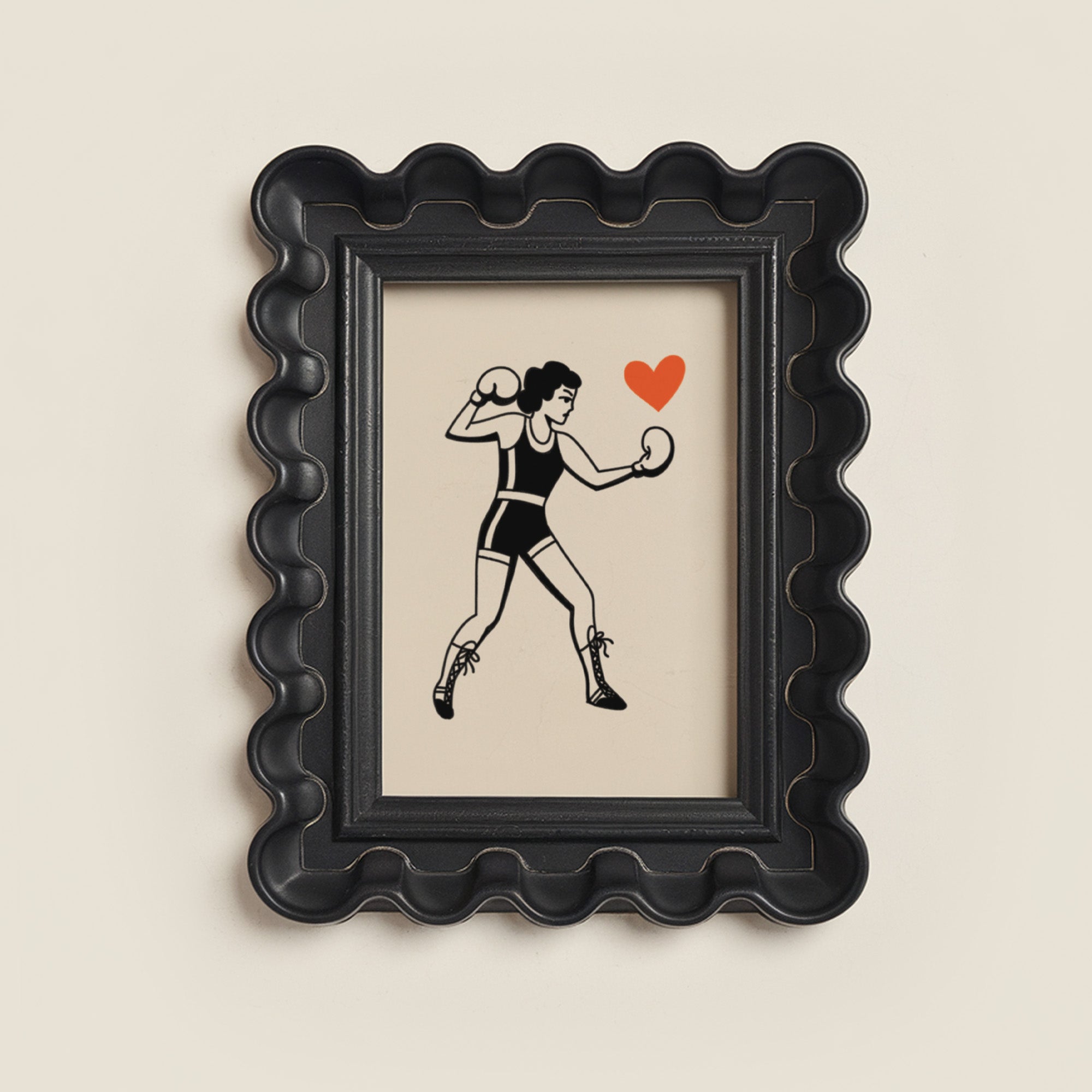 love boxer art print