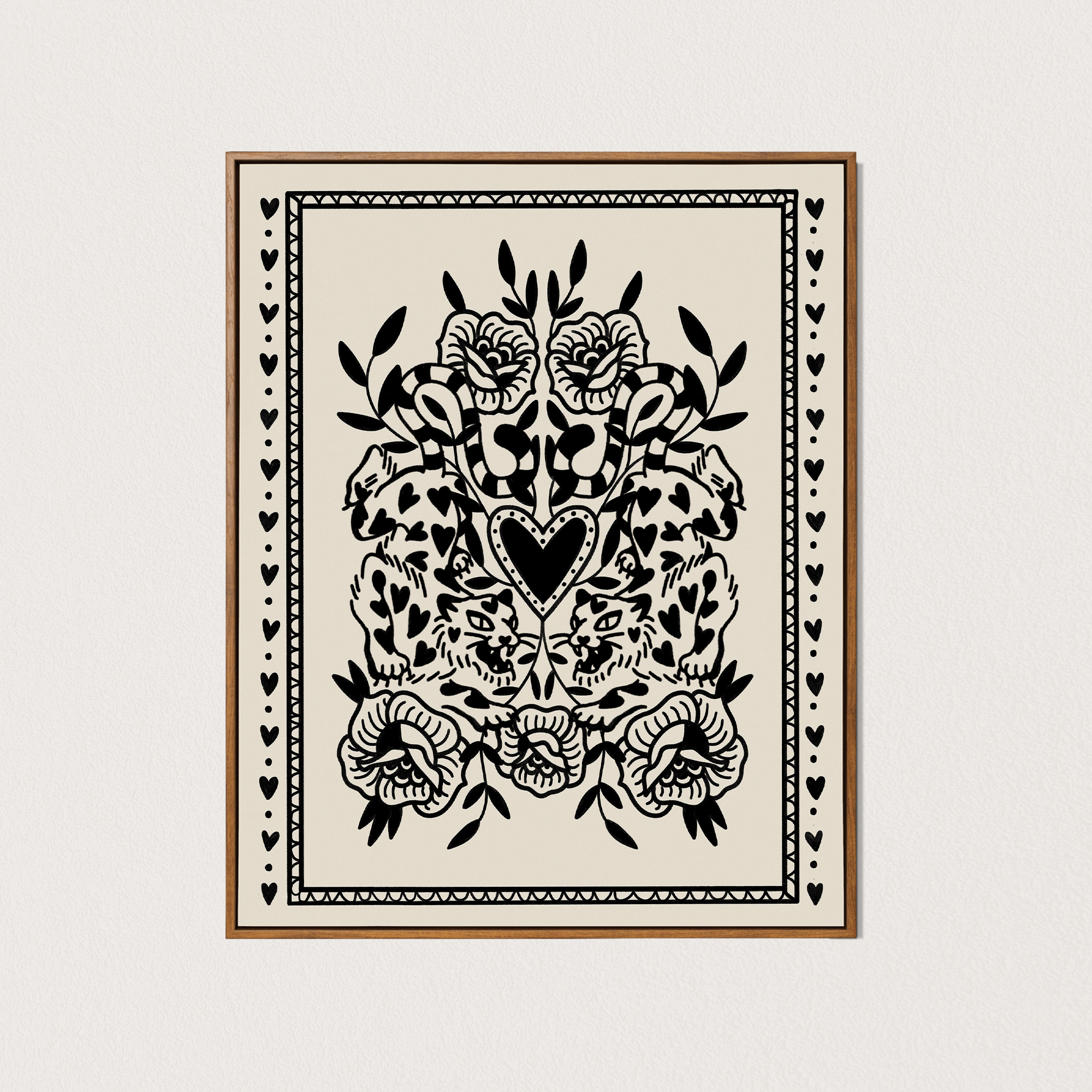 lovecats art print