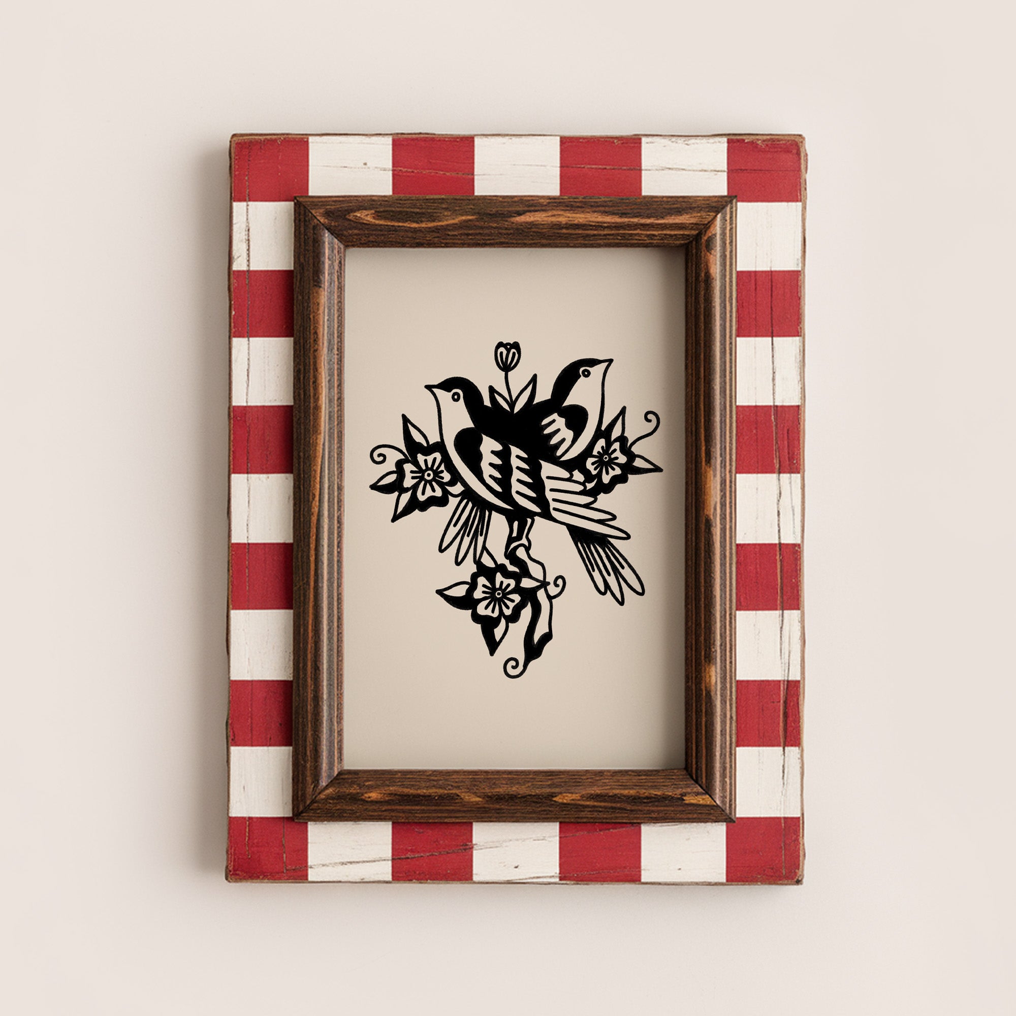 blackbirds art print