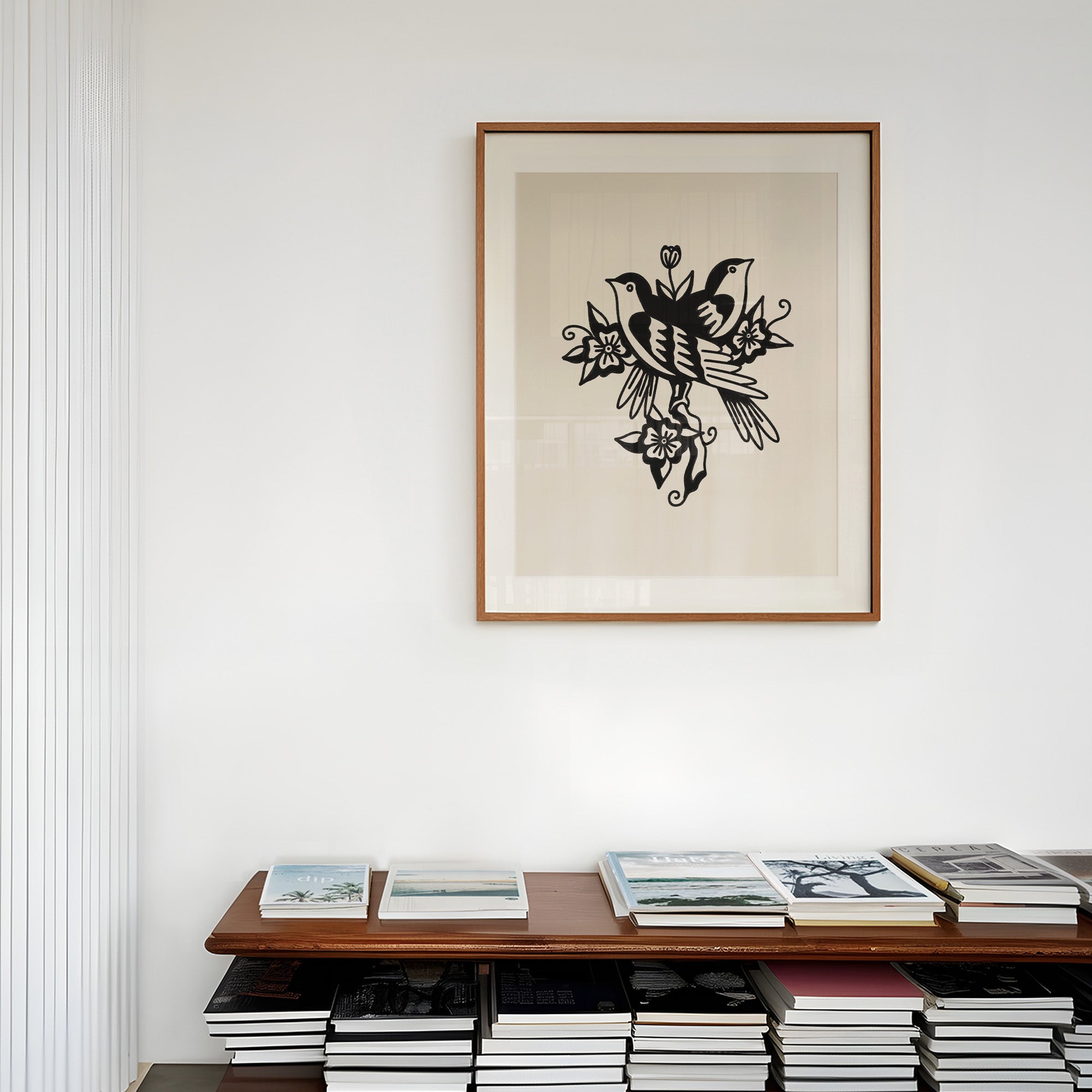 blackbirds art print