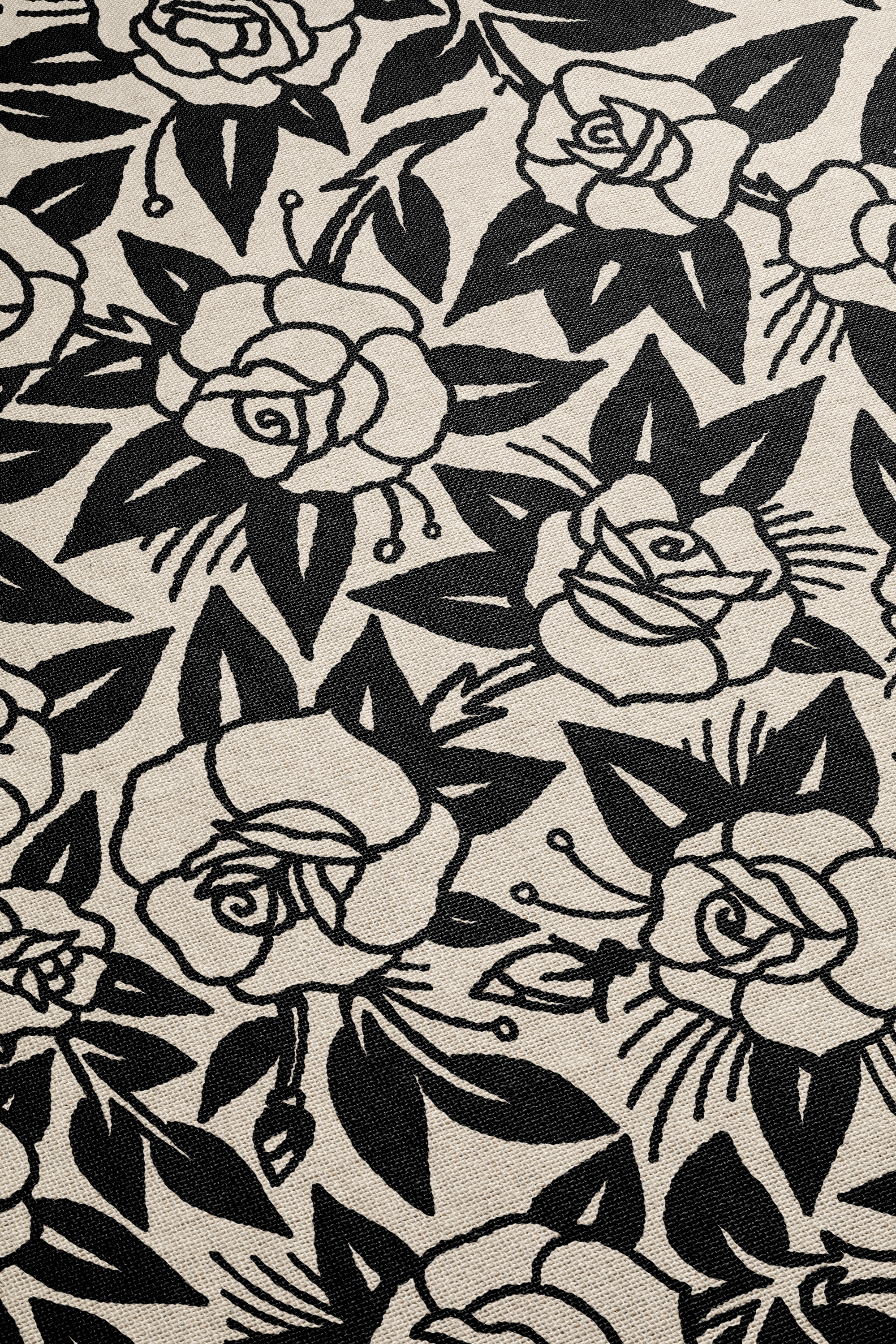 black bloom blanket