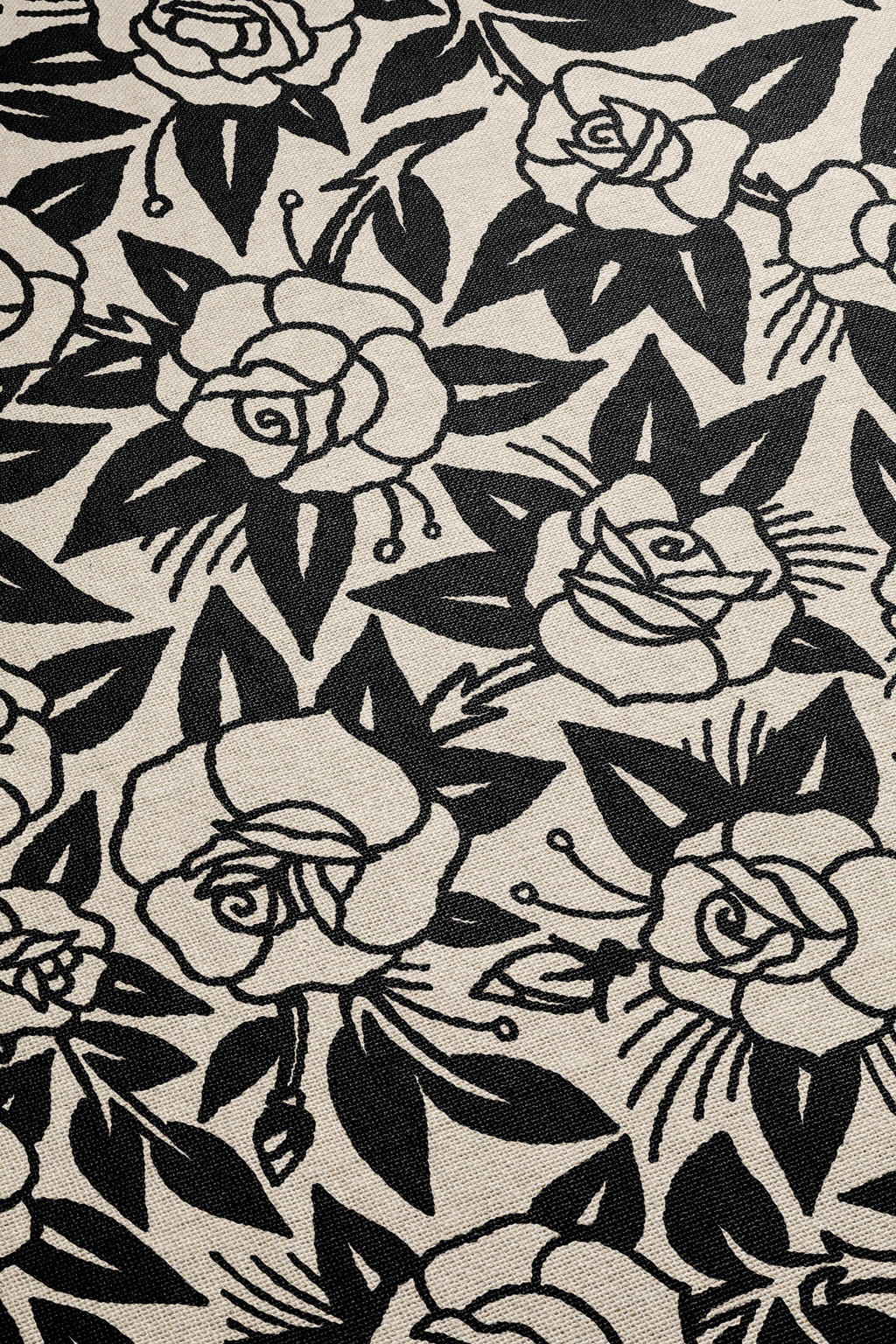black bloom blanket