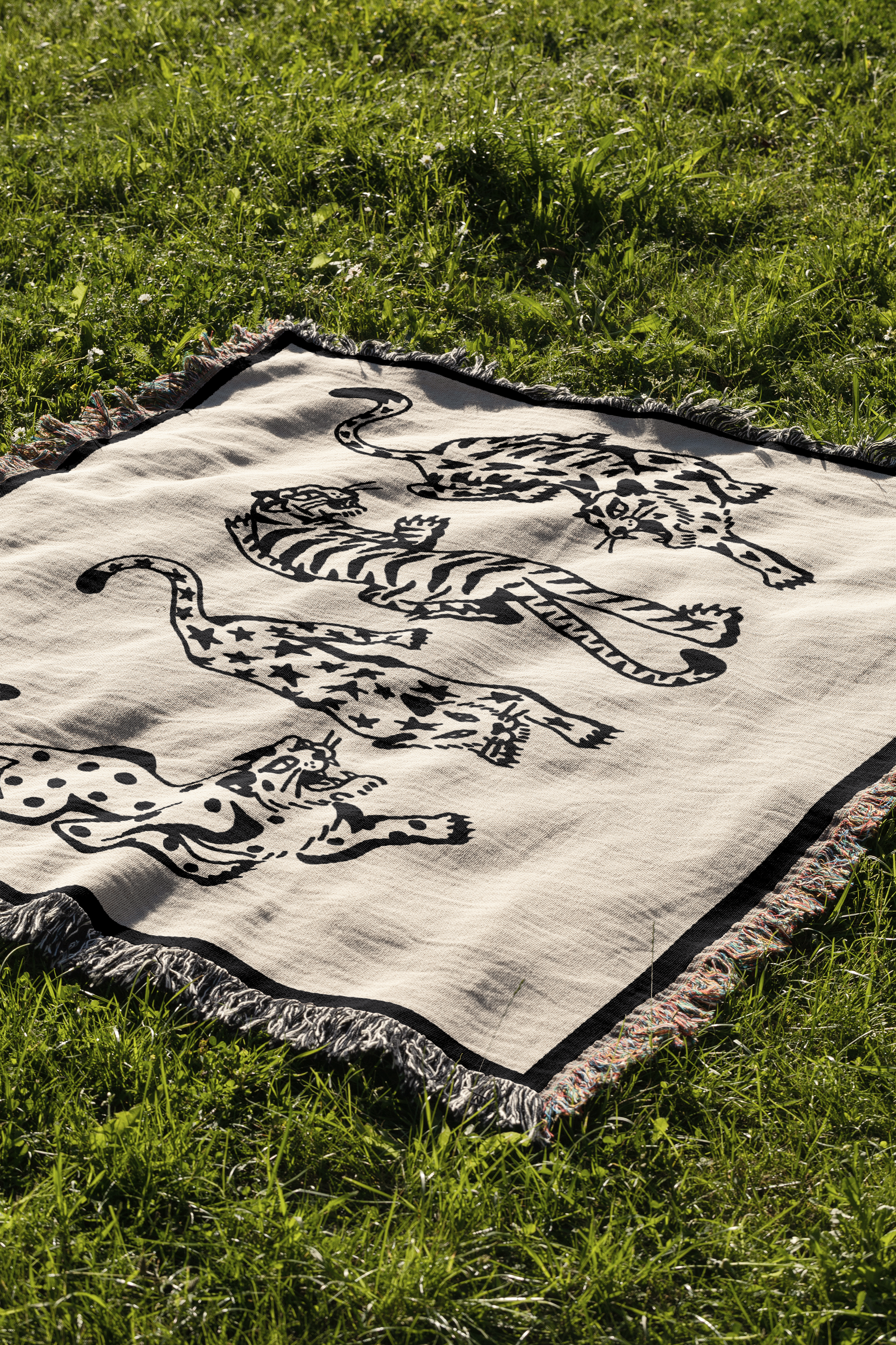 4 cats blanket