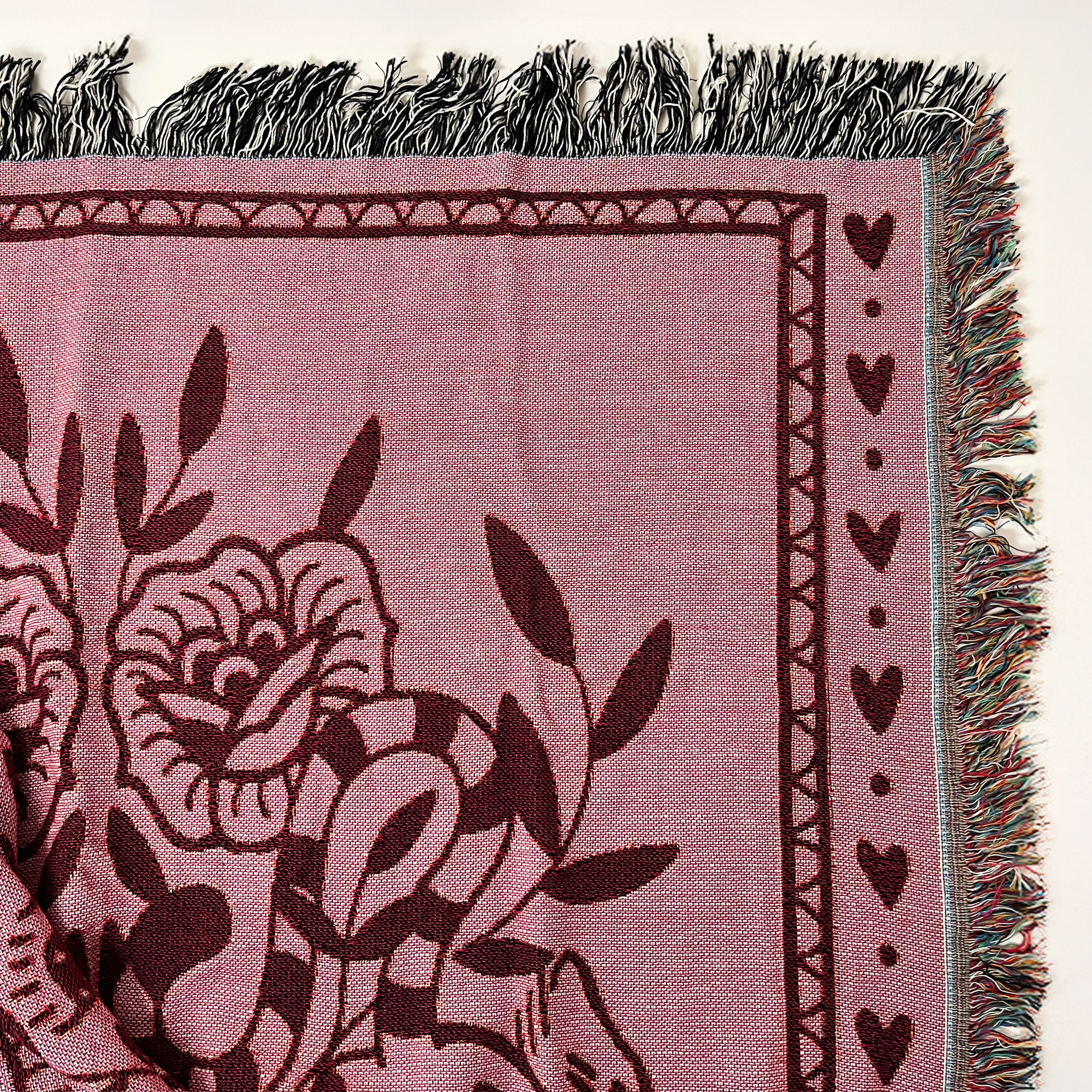 pink lovecats blanket