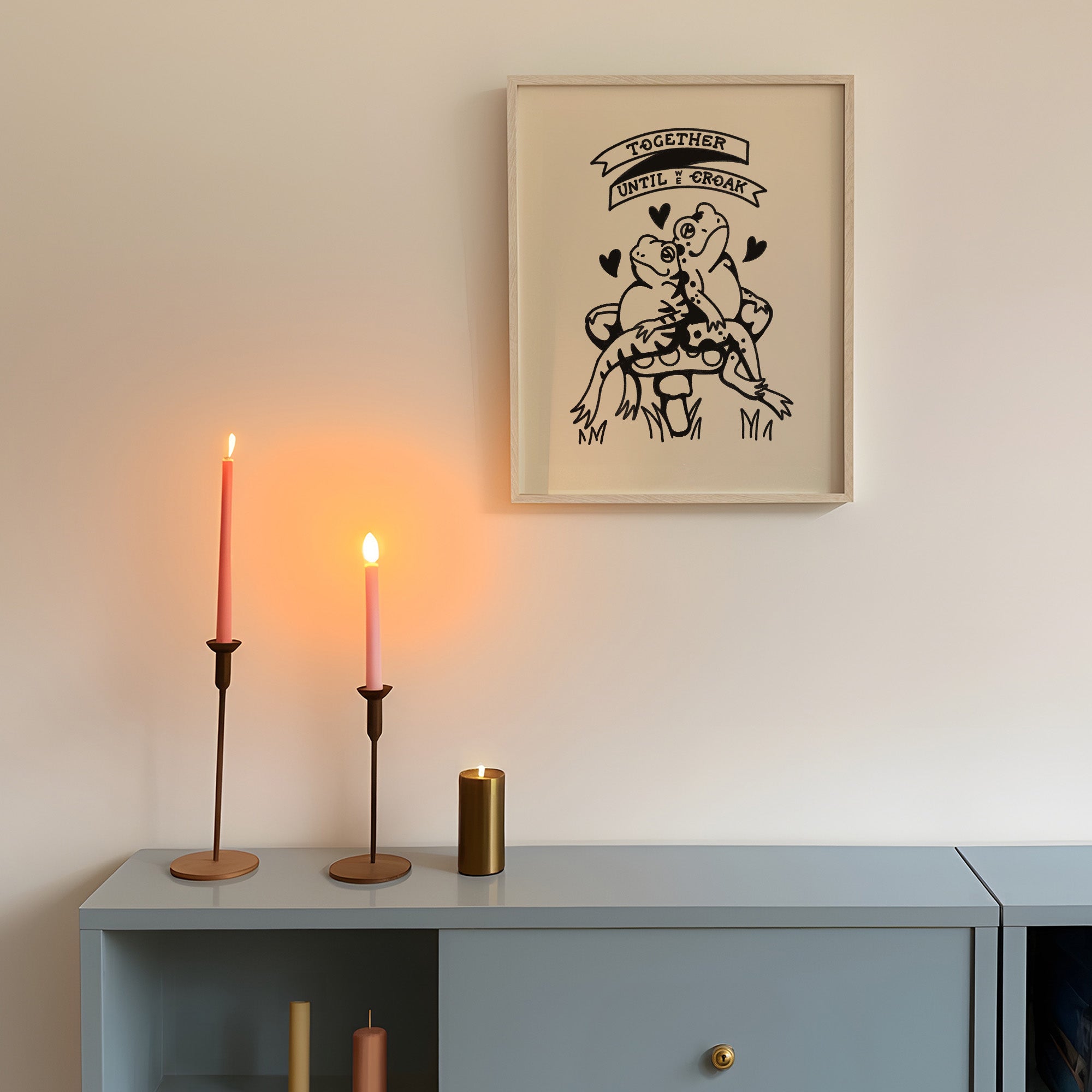 frog lovers art print