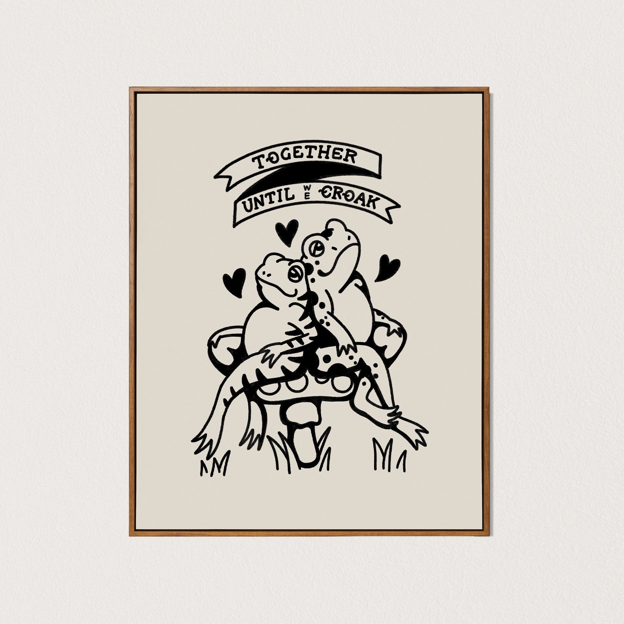 frog lovers art print