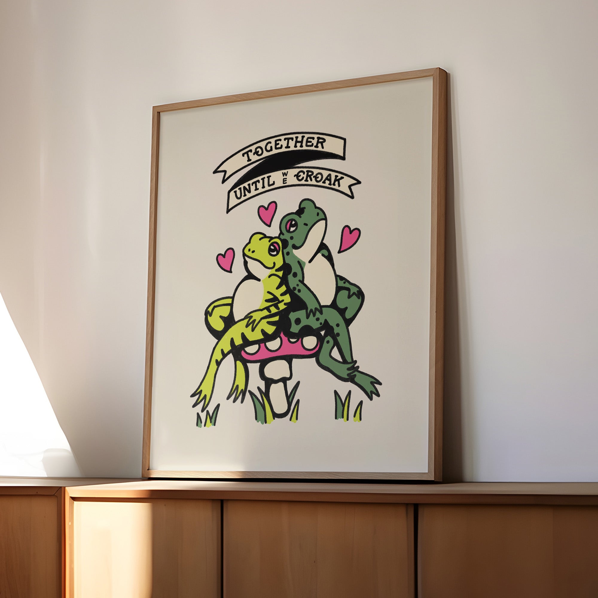 frog lovers art print