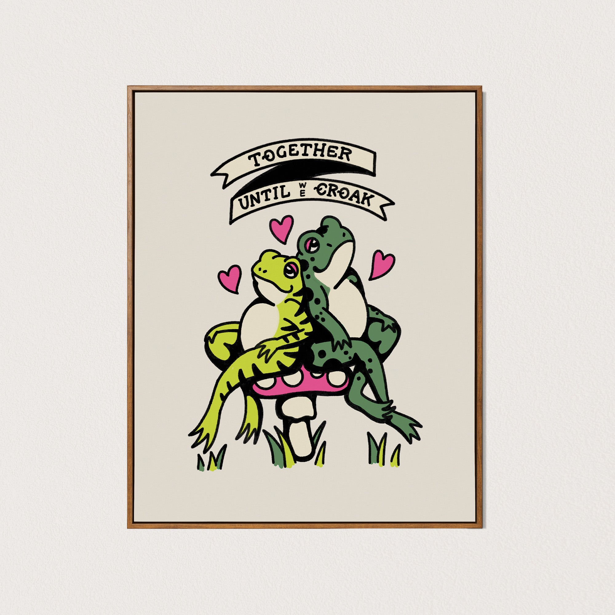frog lovers art print