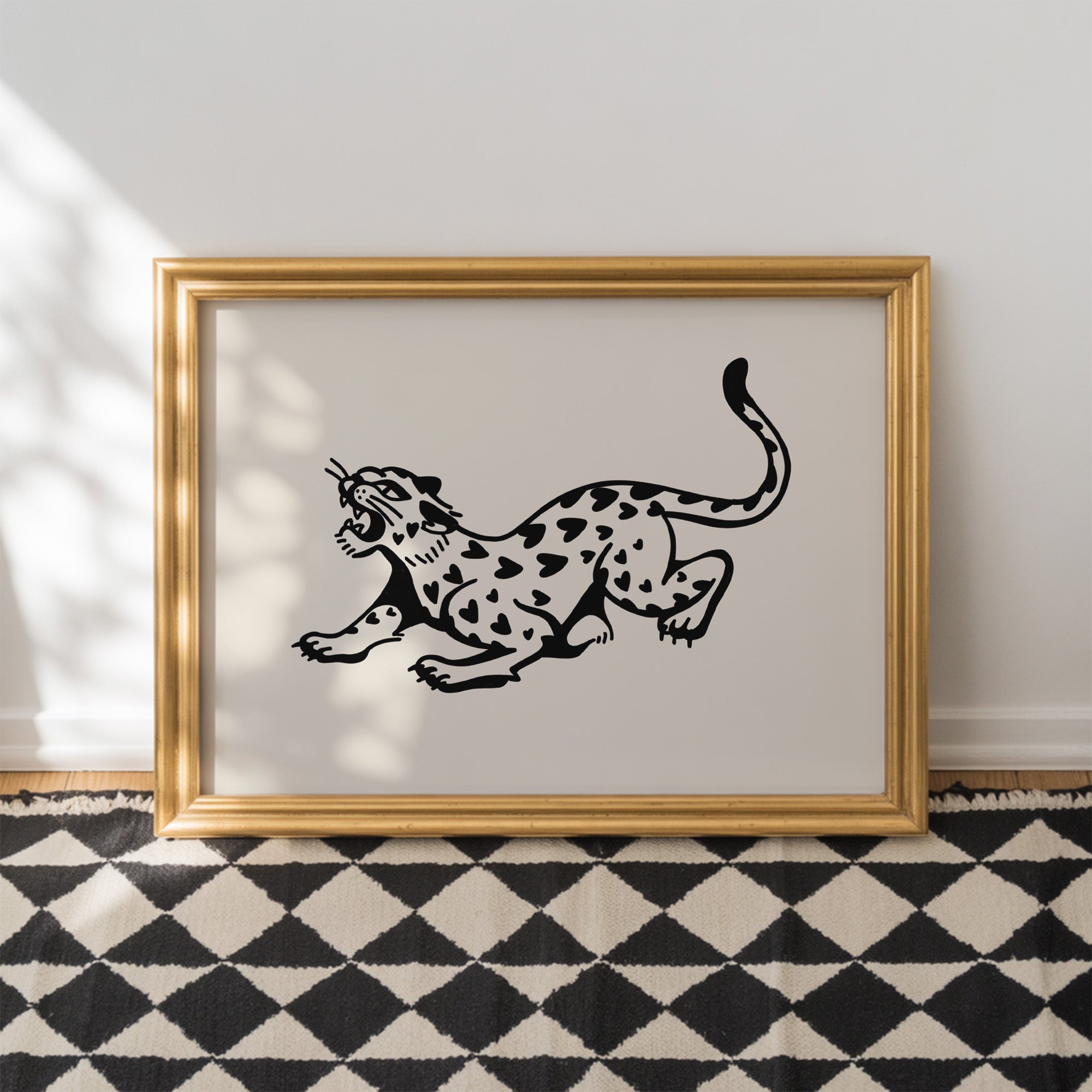 lovecat art print