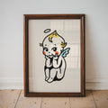 angel kewpie art print