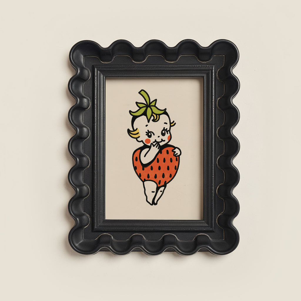 strawberry kewpie art print