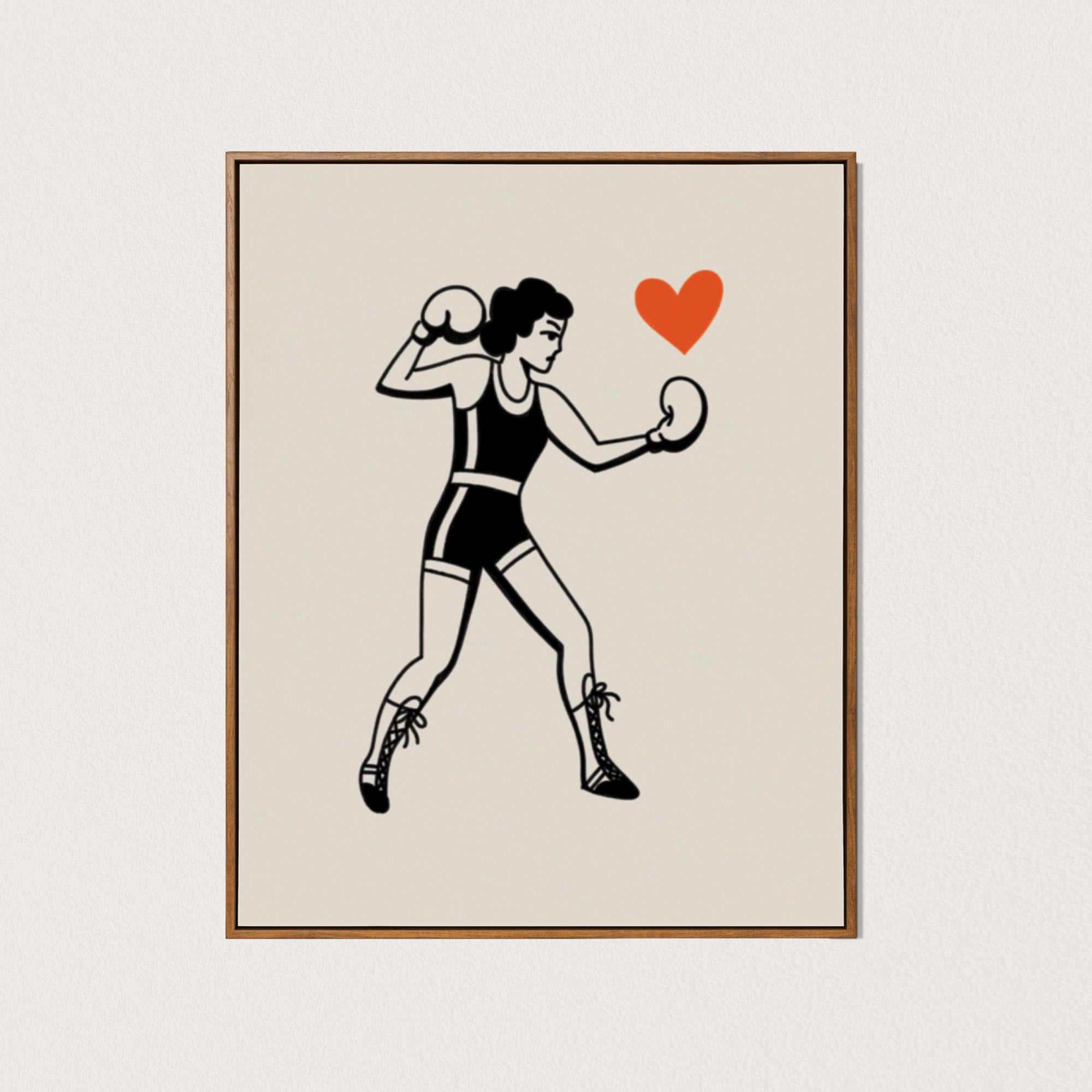 love boxer art print