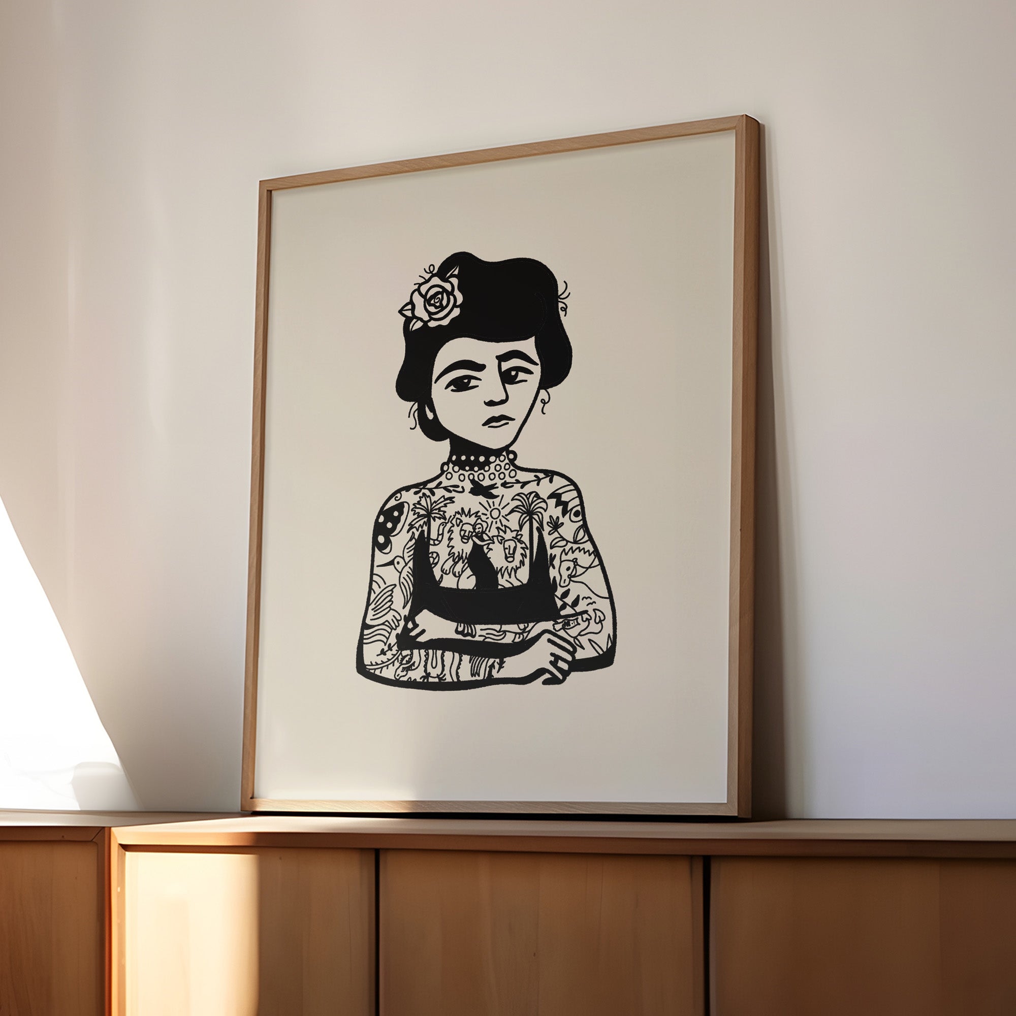 portrait of Maud Wagner art print