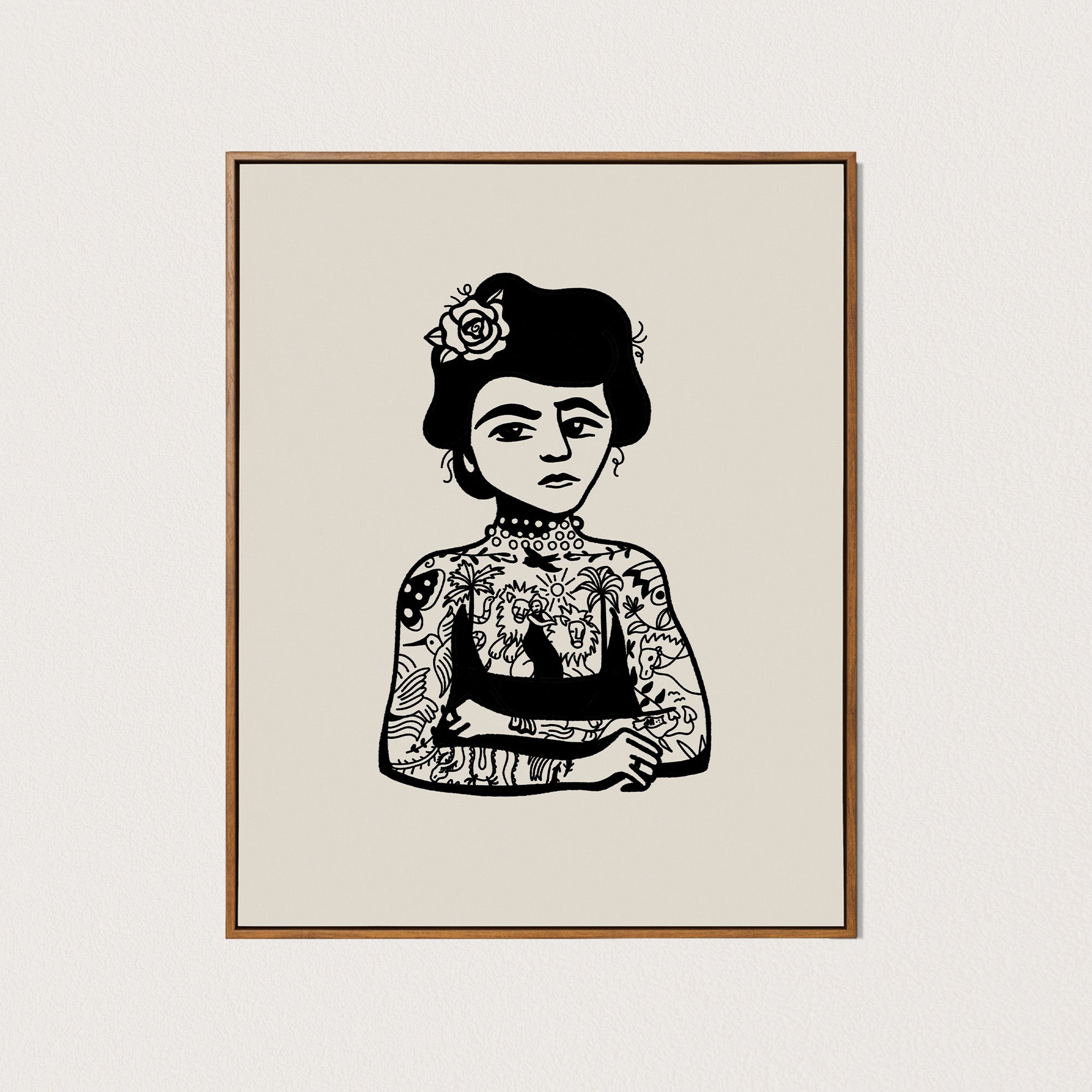 portrait of Maud Wagner art print