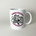 indoor cat mug - grey