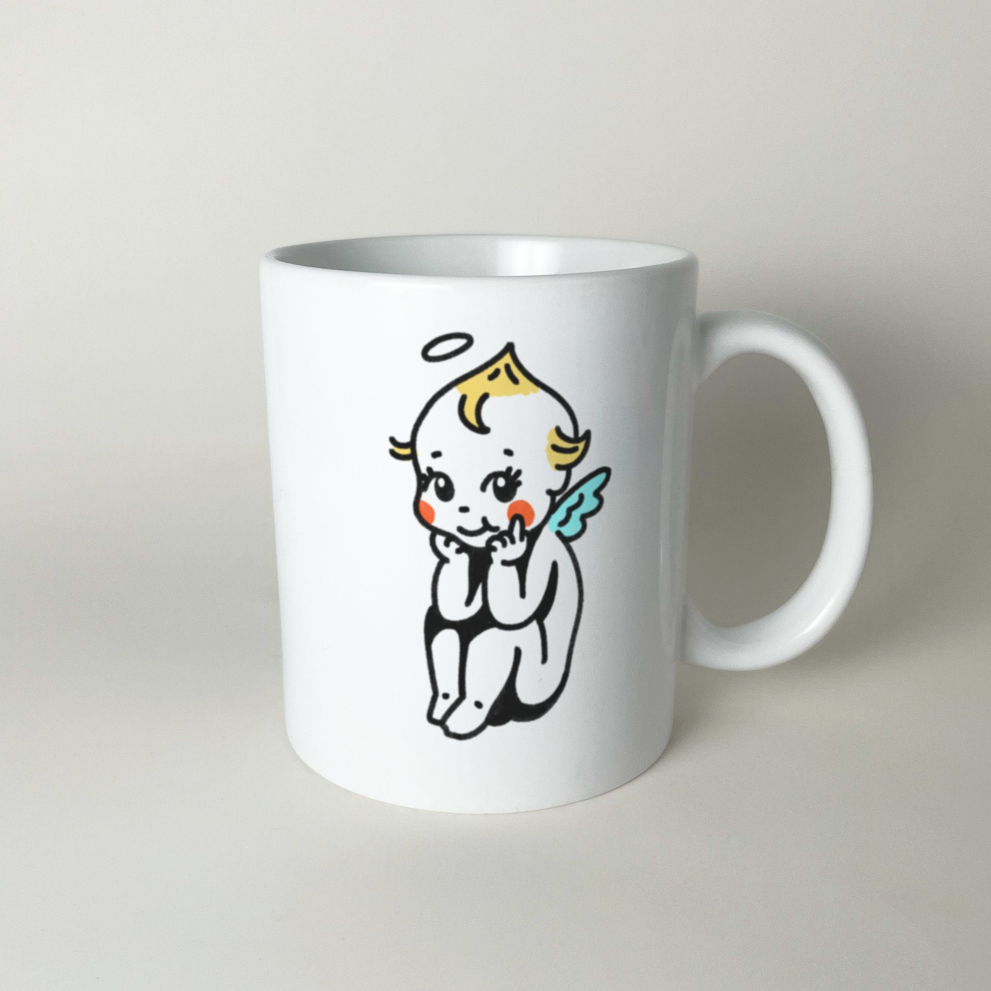 angel kewpie mug