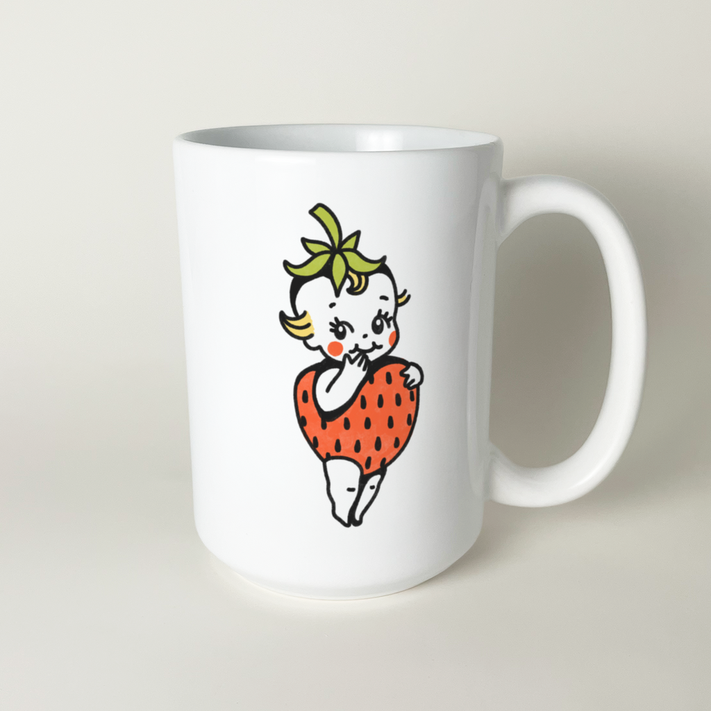 strawberry kewpie mug