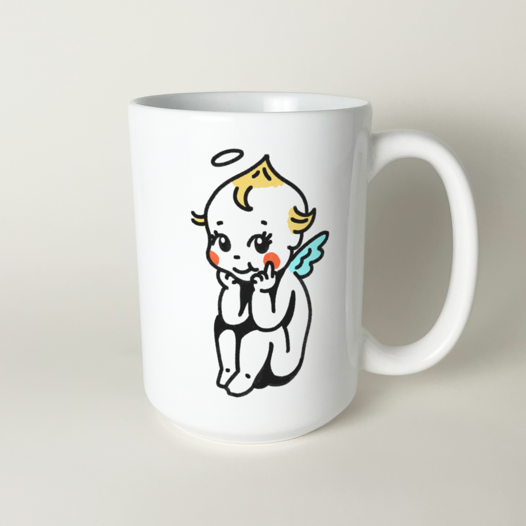 angel kewpie mug