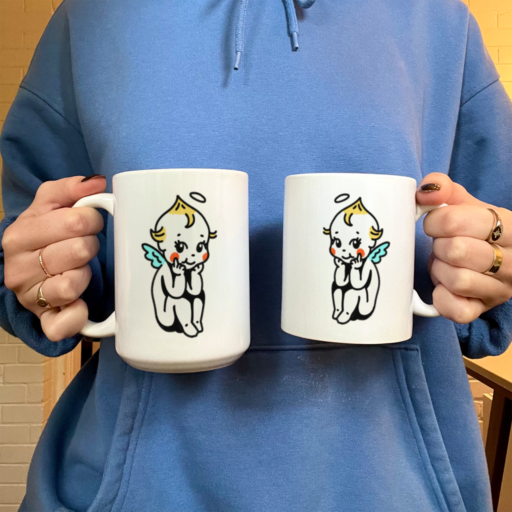 angel kewpie mug
