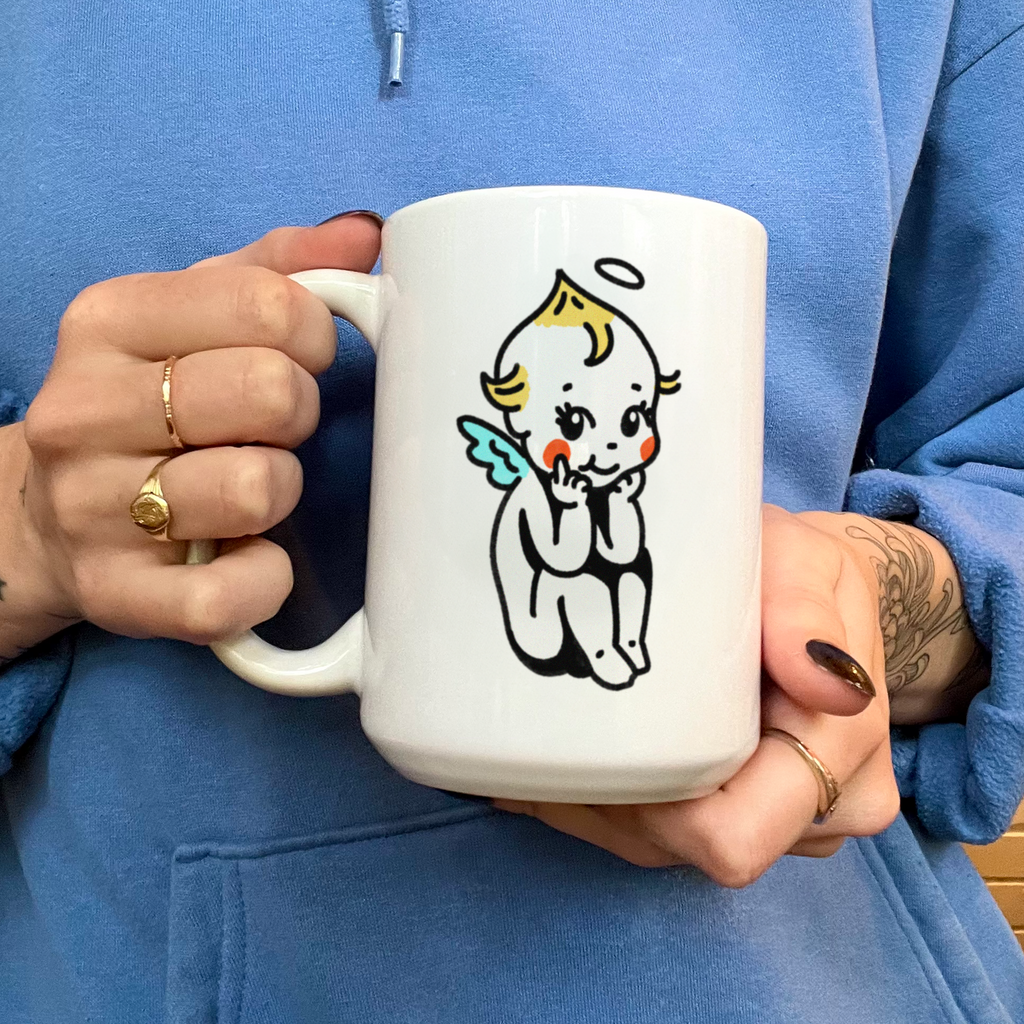 angel kewpie mug