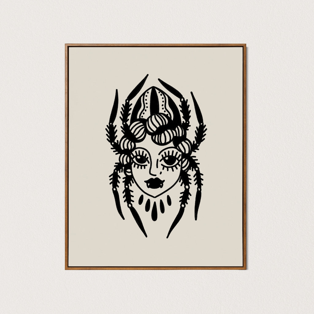spider gal art print
