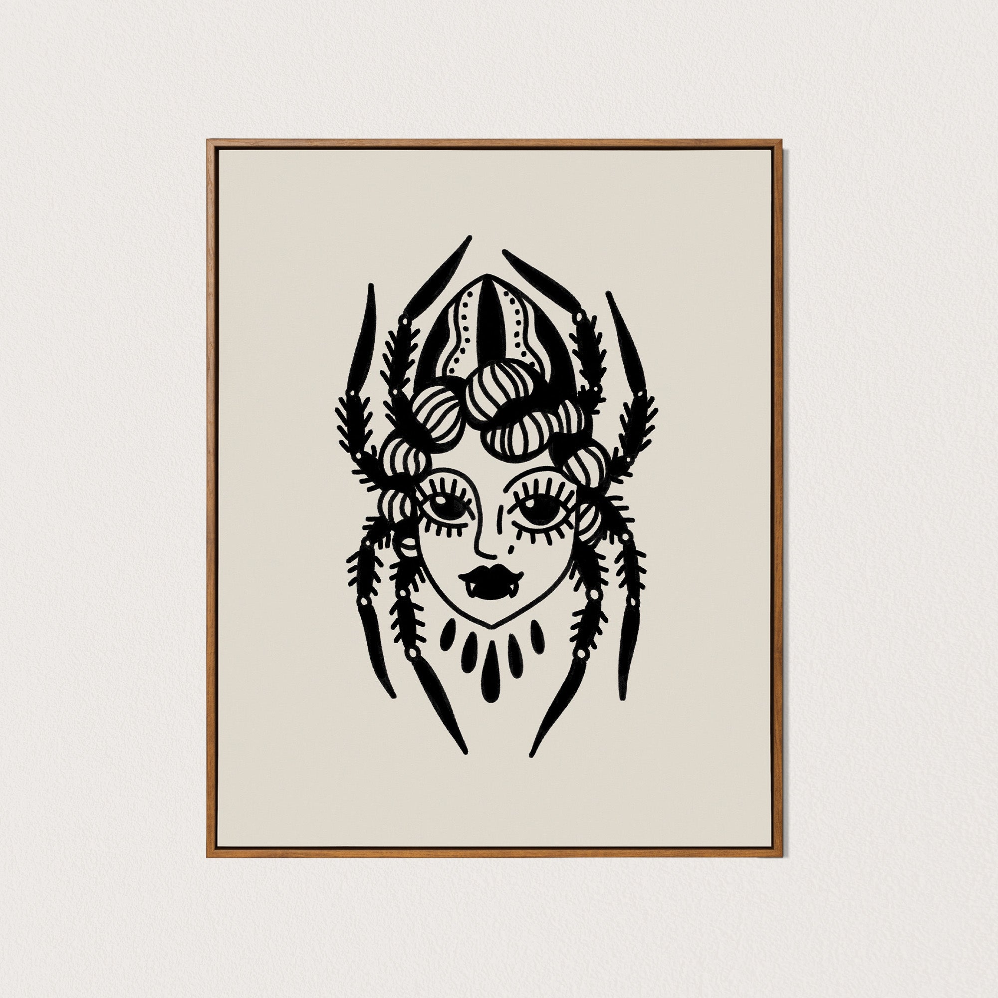 spider gal art print