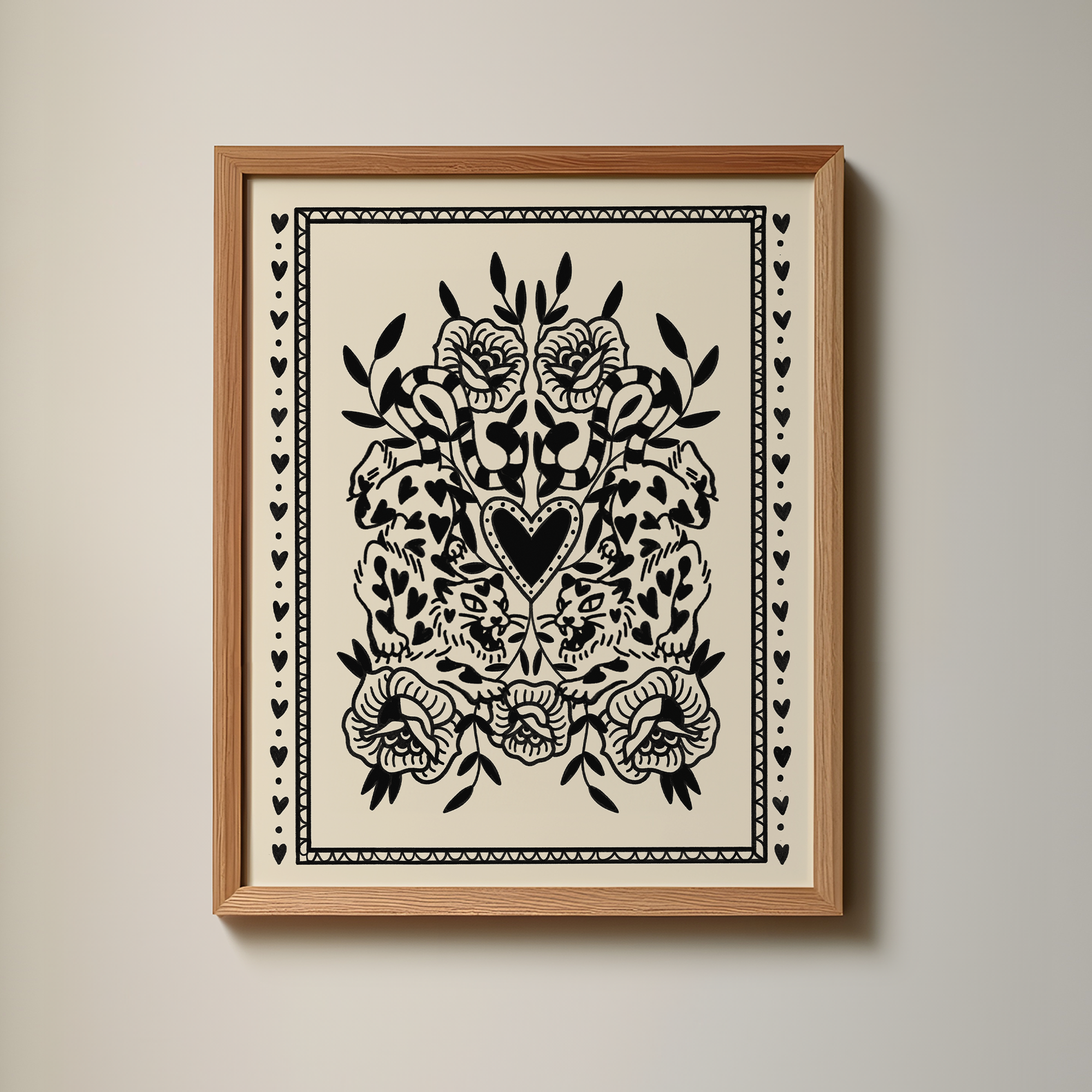 lovecats art print